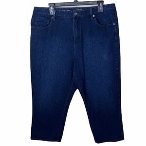 Coldwater creek classic fit cropped leg pants size 16